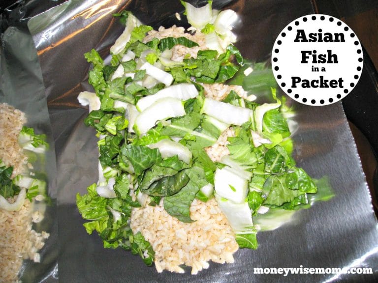 Asian Fish in a Packet – Tilapia and Bok Choy