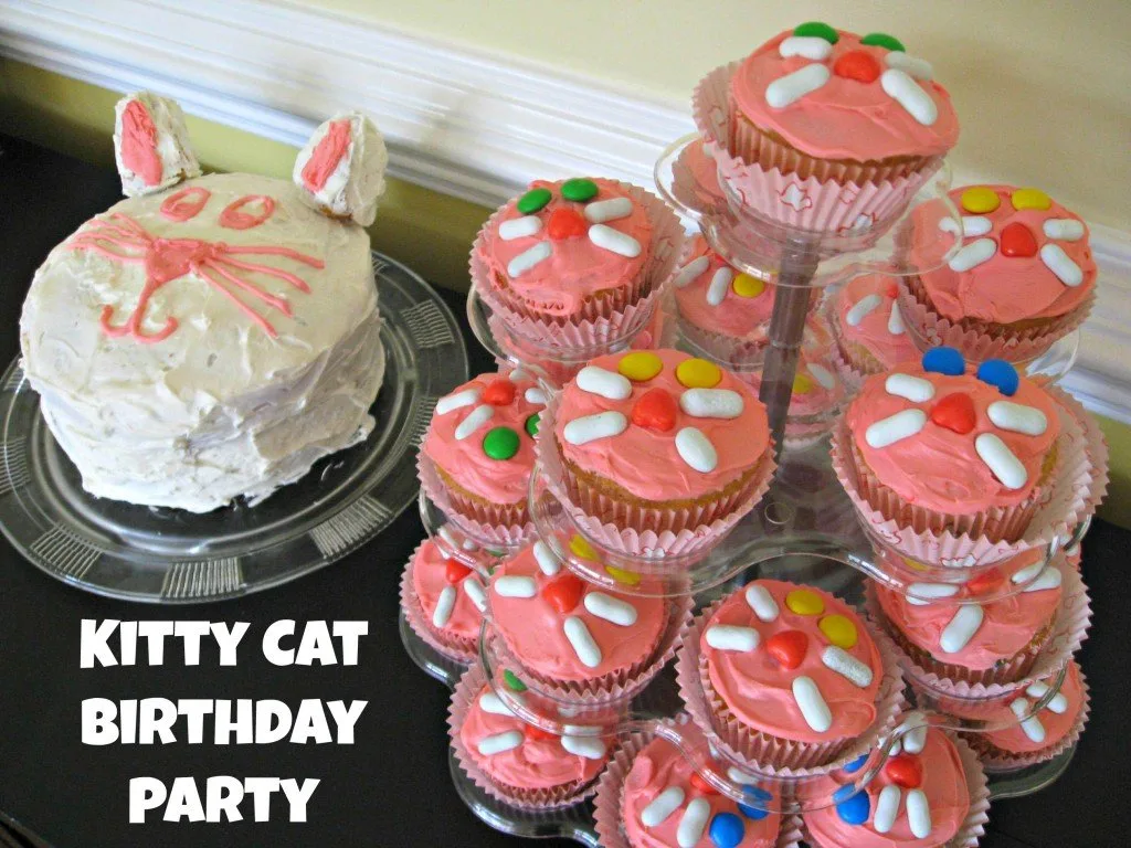 Kitty Cat Birthday Party - birthday party ideas on a budget