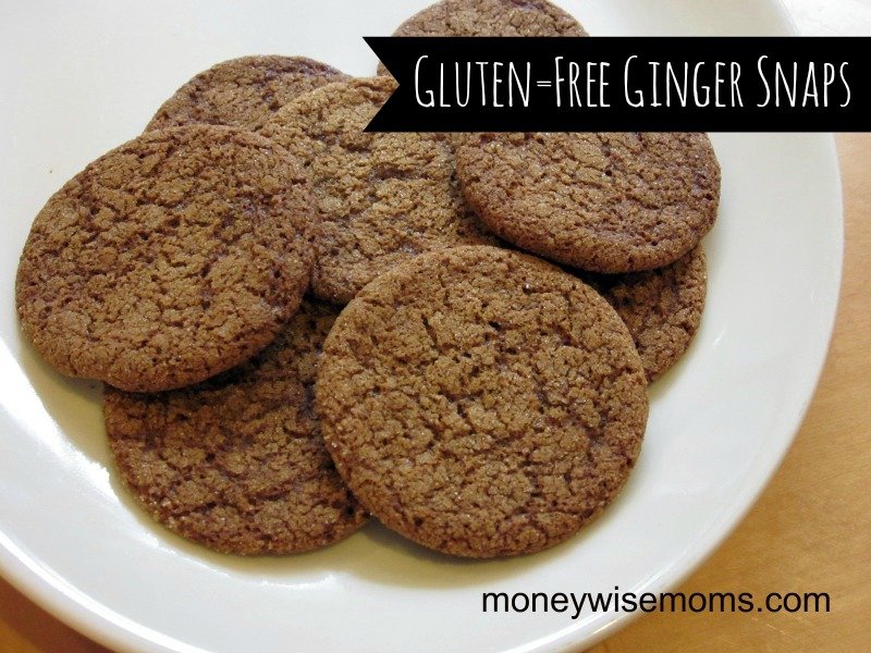 Gluten Free Ginger Snaps | an easy GF cookie recipe | MoneywiseMoms