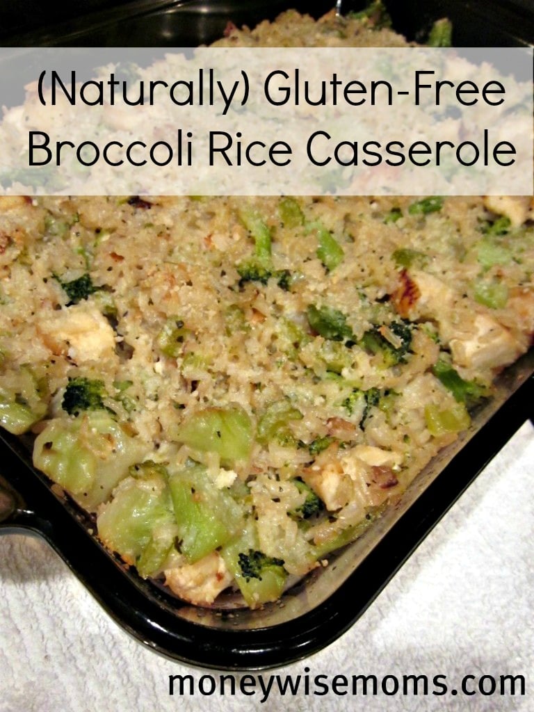 Broccoli Rice Casserole | Naturally Gluten-Free, so it's good for everyone and tastes great