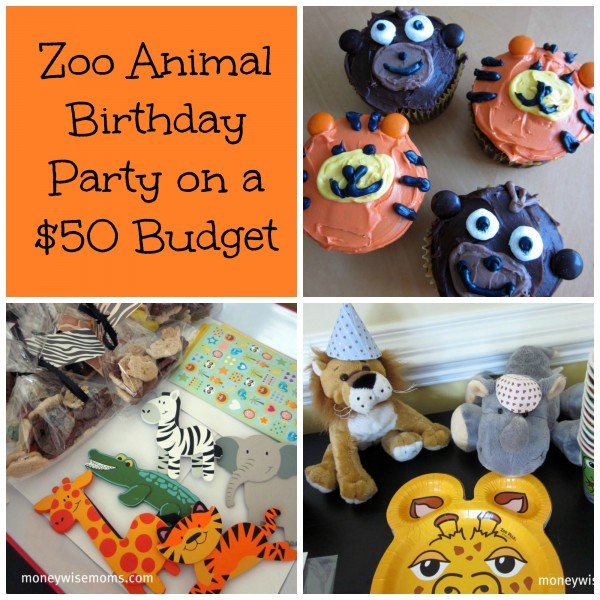 Zoo Animal Birthday Party on $50 Budget - Moneywise Moms