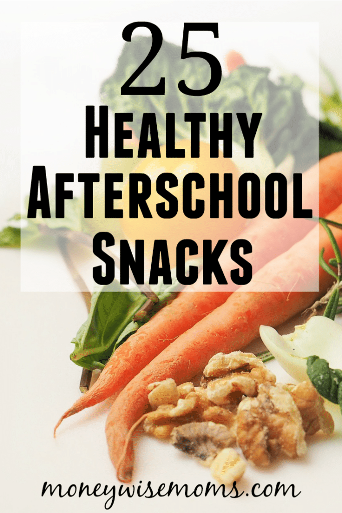 Healthy Afterschool Snacks - lots of peanut free ideas for tweens and teens