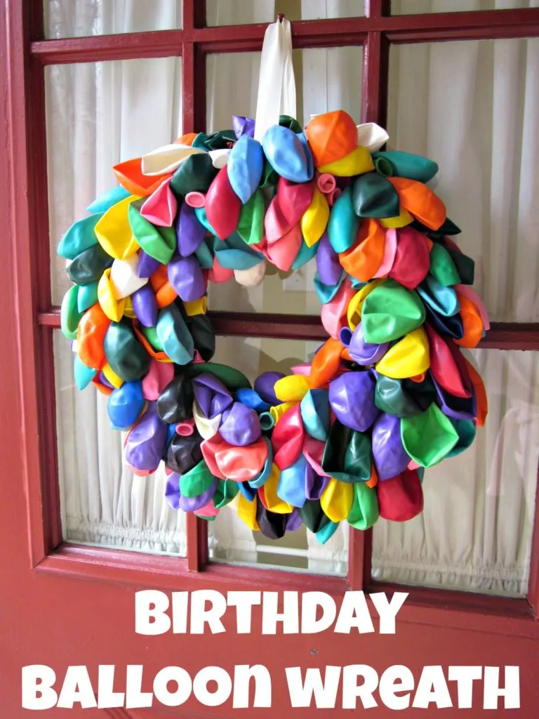 Birthday Balloon Wreath
