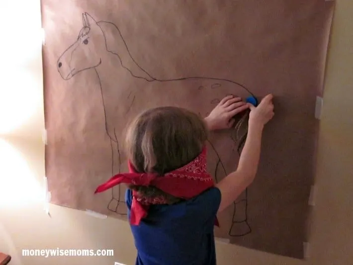 Pin the Tail on the Horse | Western Birthday Party | MoneywiseMoms