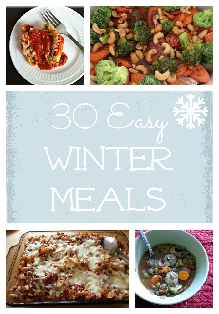 30 Easy Winter Meals - Moneywise Moms