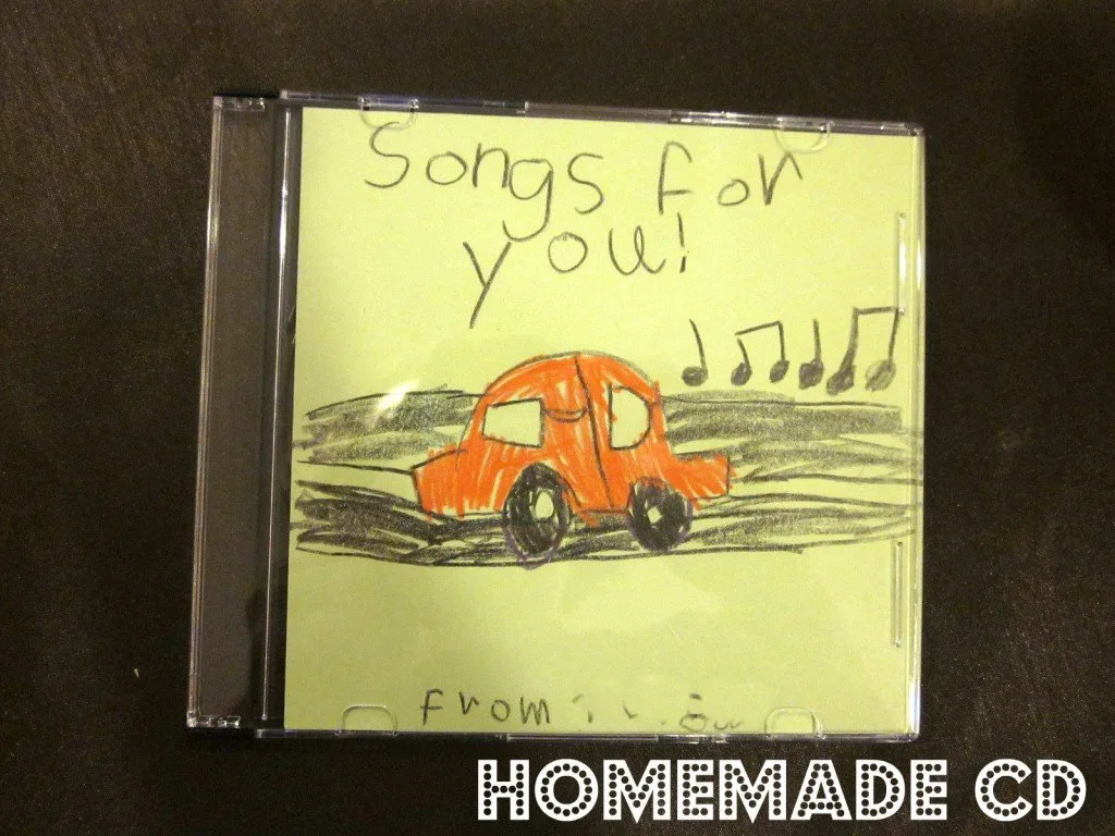 Gifts Kids Can Actually Make | Homemade CD via @MoneywiseMoms