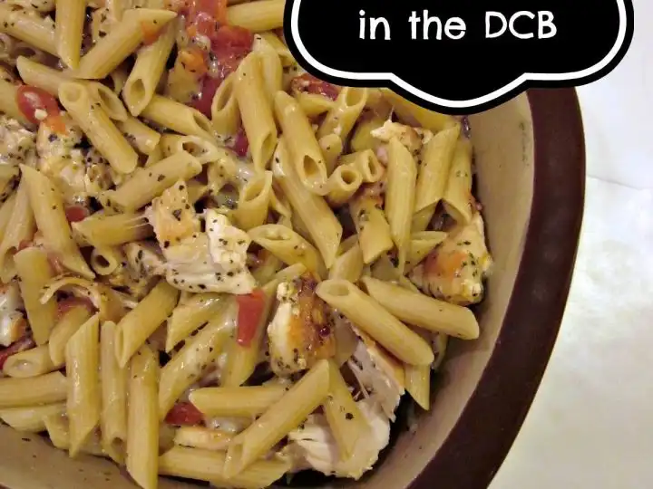 Chicken Tomato Pasta in the DCB