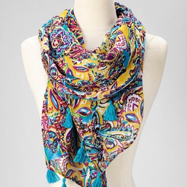 Pretty spring scarves that cost less than 10 dollars