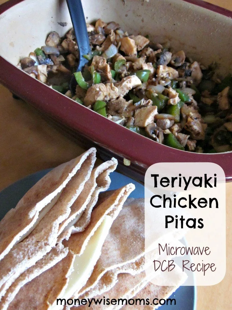 Teriyaki Chicken Pitas | Microwave DCB #recipe #realfood | MoneywiseMoms