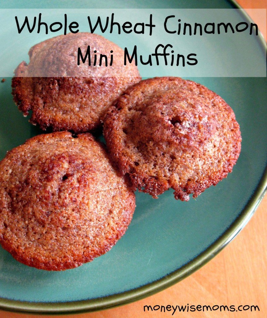Whole Wheat Cinnamon Muffin Recipe | Easy #realfood #recipes for lunchboxes and afterschool snacks | MoneywiseMoms