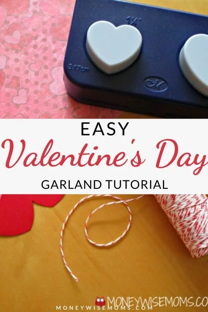 Brighten up your home with quick and easy Valentine decor! Even beginners can pull this Valentine Garland together in just a few minutes. It's a cute way to decorate for the holiday.