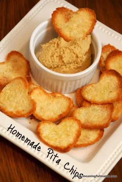 Homemade Pita Chips | Healthy Valentine Food for Kids | MoneywiseMoms