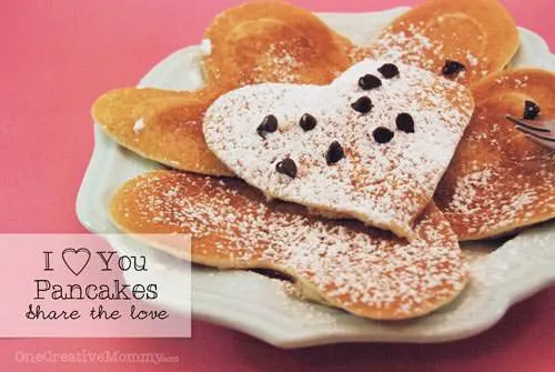 Valentine Shaped Pancakes | Healthy Valentine Food for Kids | MoneywiseMoms