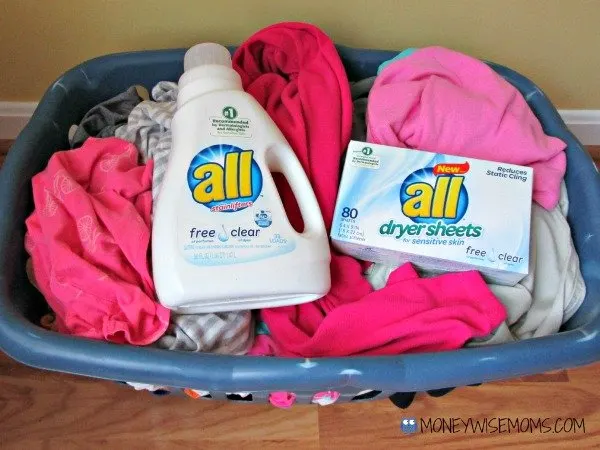 All Free Clear Laundry Detergent | Ways to Make Laundry Easier | MoneywiseMoms