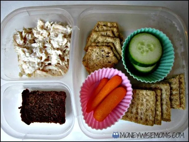 Chicken Salad Lunch | School Lunch Roundup Chicken Edition | MoneywiseMoms