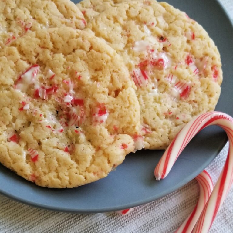 Peppermint Cake Mix Cookies
