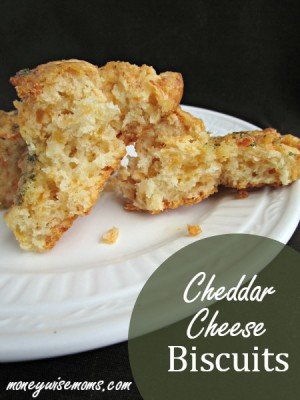 Cheddar Cheese Biscuits - amazing flavor but you only need one! Perfect side to any chili, soup or stew