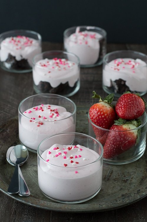 Easy Strawberry Mousse from The First Year | Valentine Sweets