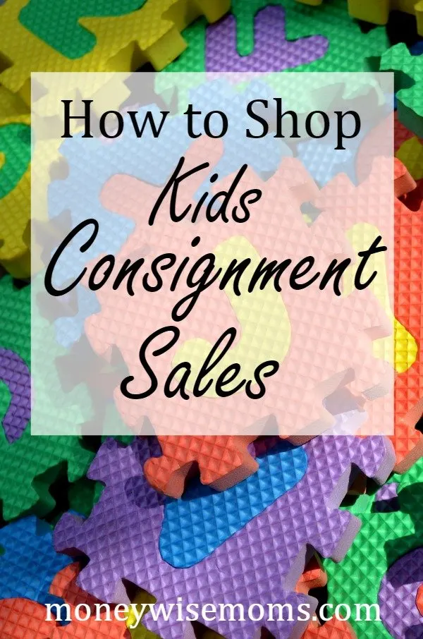 How to Shop Kids Consignment Sales - tips and tricks from a mom of twins