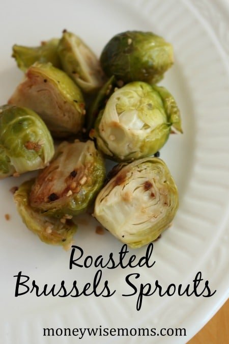 Roasted Brussels Sprouts - easy, healthy way to prepare Brussels Sprouts