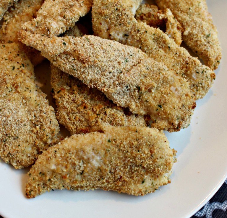 Homemade Chicken Tenders | easy recipe for healthy chicken tenders that taste better than fast food