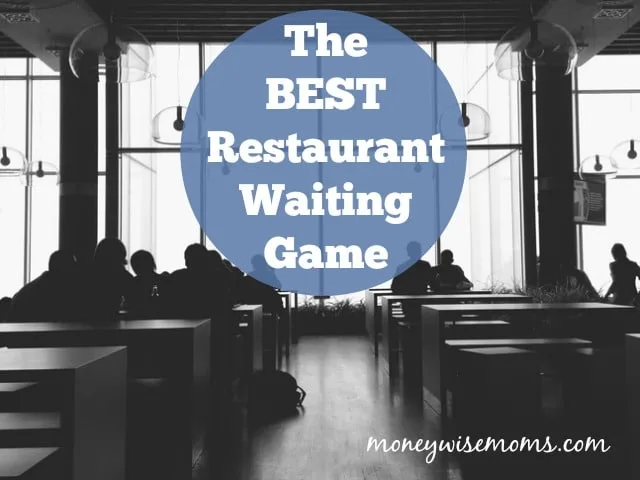 Engage with your family while waiting at a restaurant with the BEST restaurant waiting game! How to play with tweens