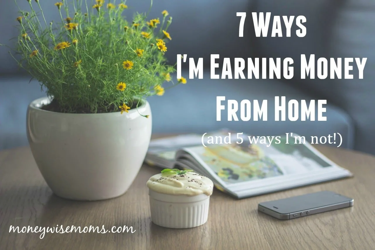 7 Ways I'm Earning Money From Home (and 5 Ways I'm Not)