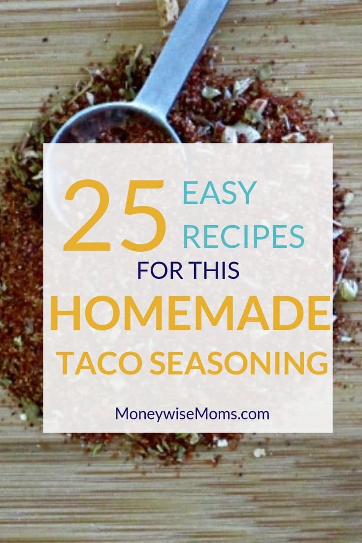 You won't believe how easy it is to make up a batch of your own Homemade Taco Seasoning.