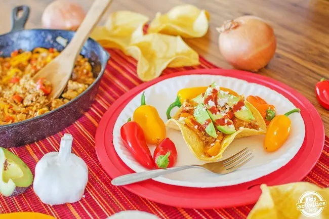 Breakfast Taco Bowls from Kids Activities Blog | Taco Tuesday recipes
