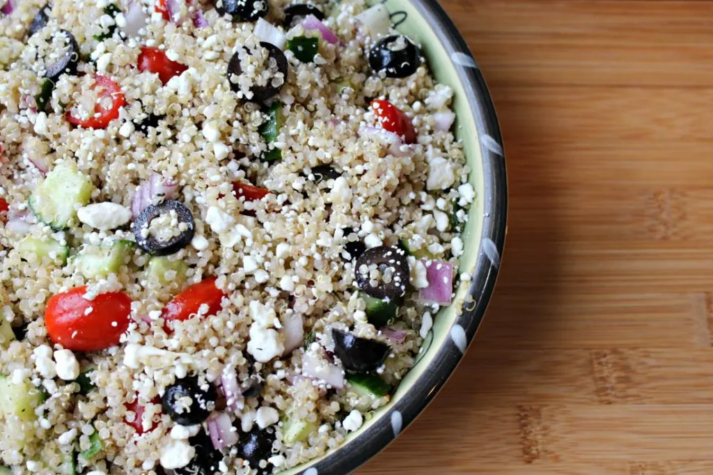 Vegetarian Greek Quinoa Salad