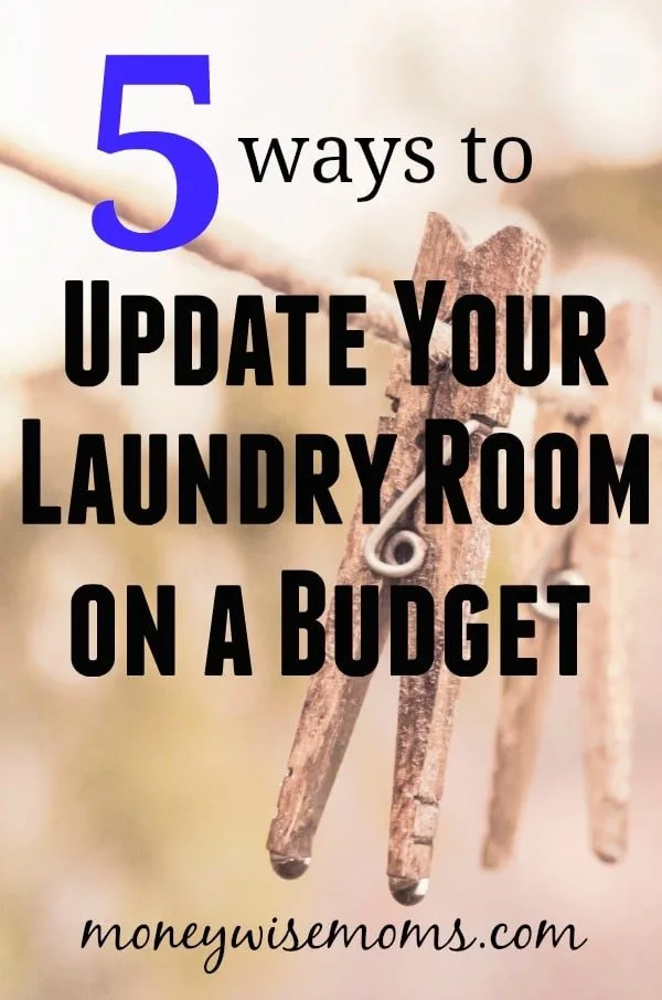 Update Your Laundry Room on a Budget - frugal home improvement DIY