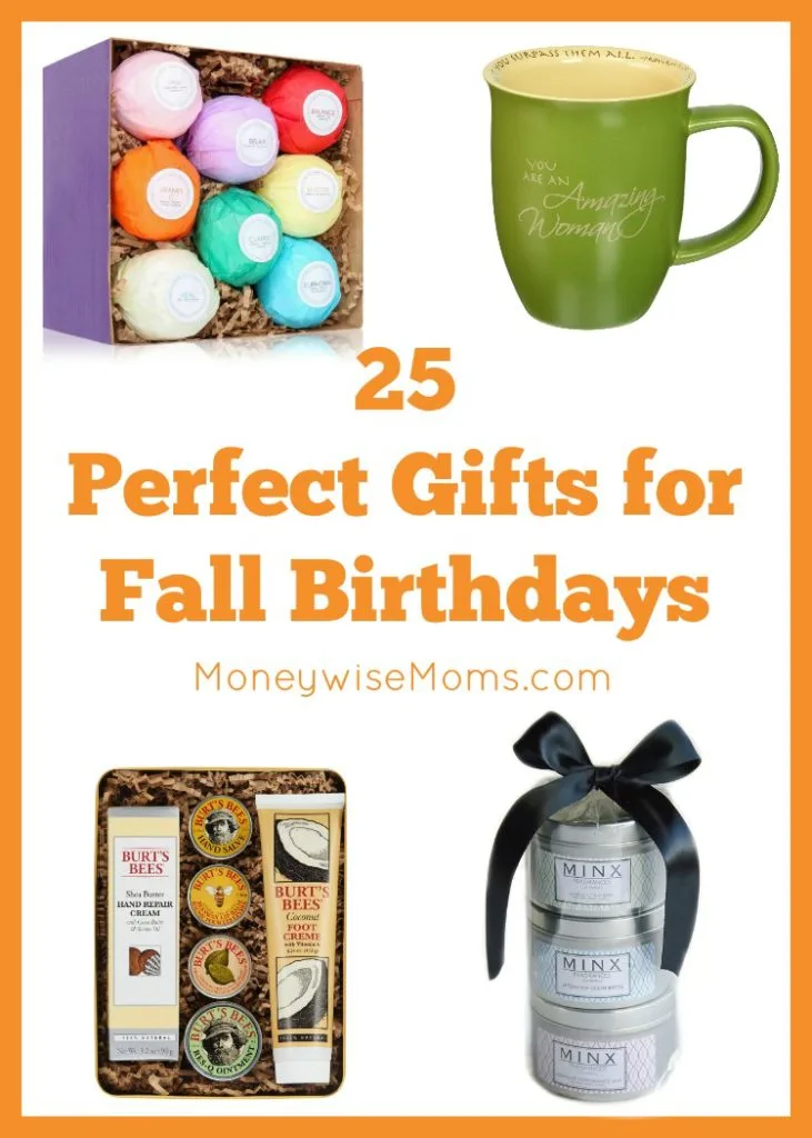 Perfect Gifts for Fall Birthdays