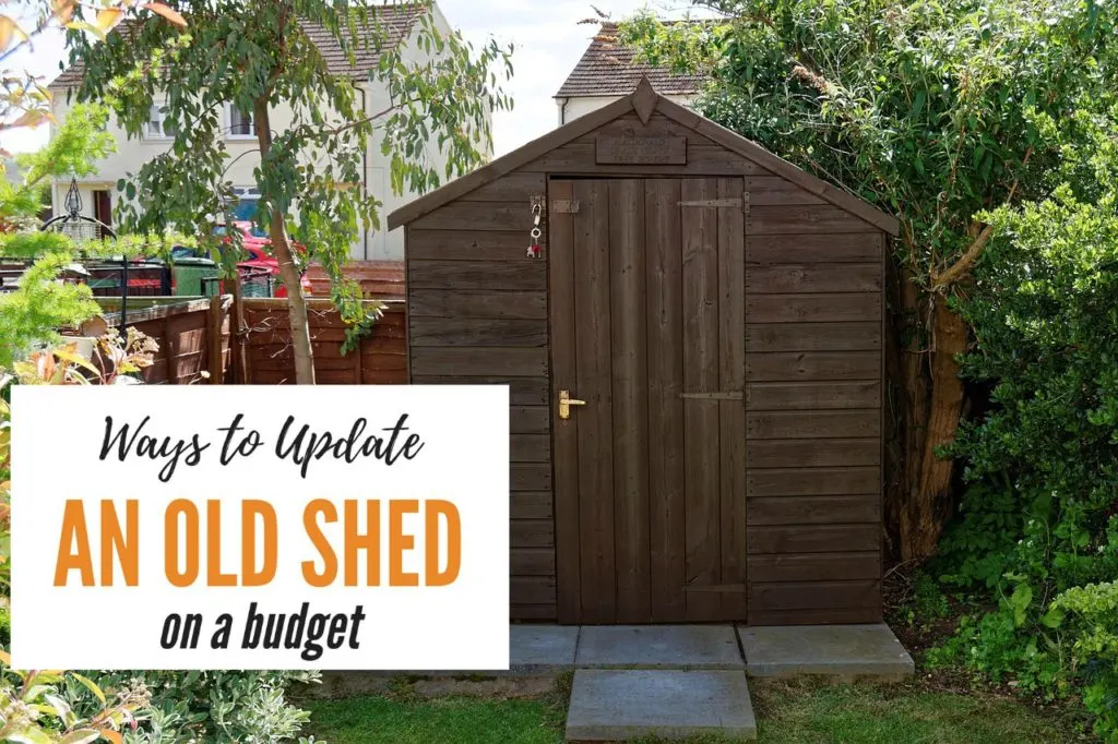 Ways to Update an Old Shed - home improvement on a budget