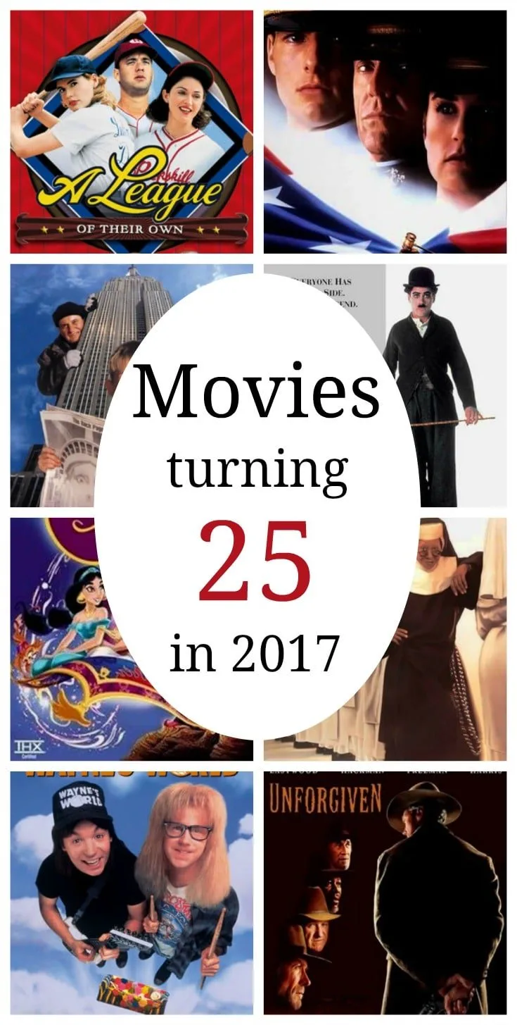 Movies turning 25 in 2017