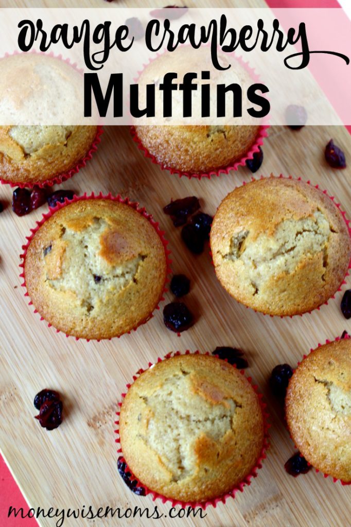 Orange Cranberry Muffins - easy recipe using dried cranberries - full of flavor!