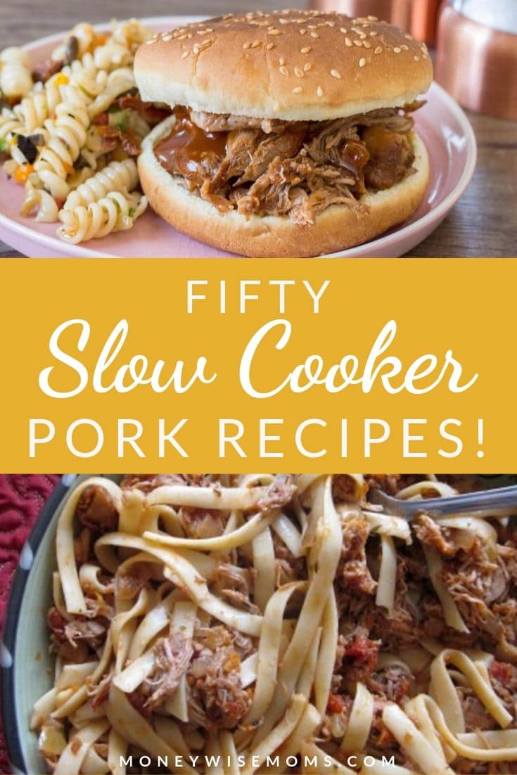 At our house, we like pork loin, and I love buying it in bulk to have on hand for weeknight dinners. Between pork chops, tacos, stews, and more--there are so many easy ways to prepare it. Using crockpot recipes makes it even easier! Some of these 50+ slow cooker pork recipes are sure to please your family.