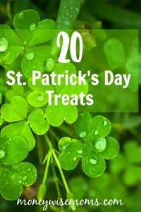 Celebrate St. Patrick's Day with green treats, mint chocolate, and rainbows. These easy recipes are fun to make and fun to eat!