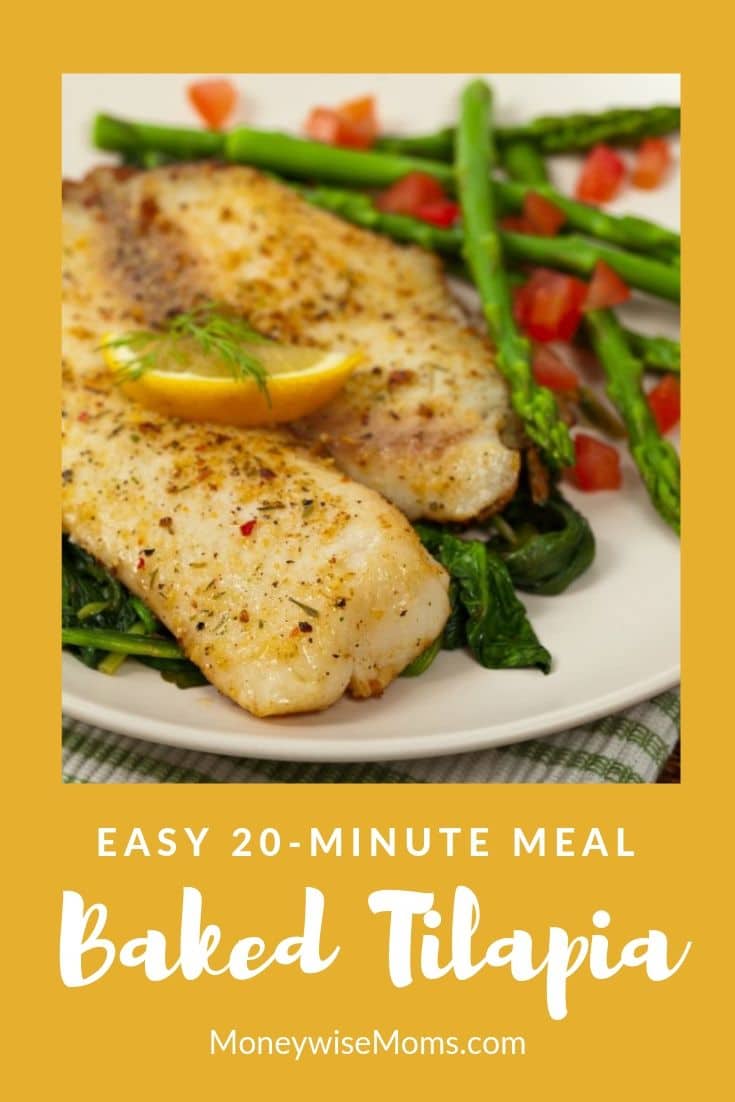 Make Easy Baked Tilapia in just 20 Minutes - Moneywise Moms - Easy