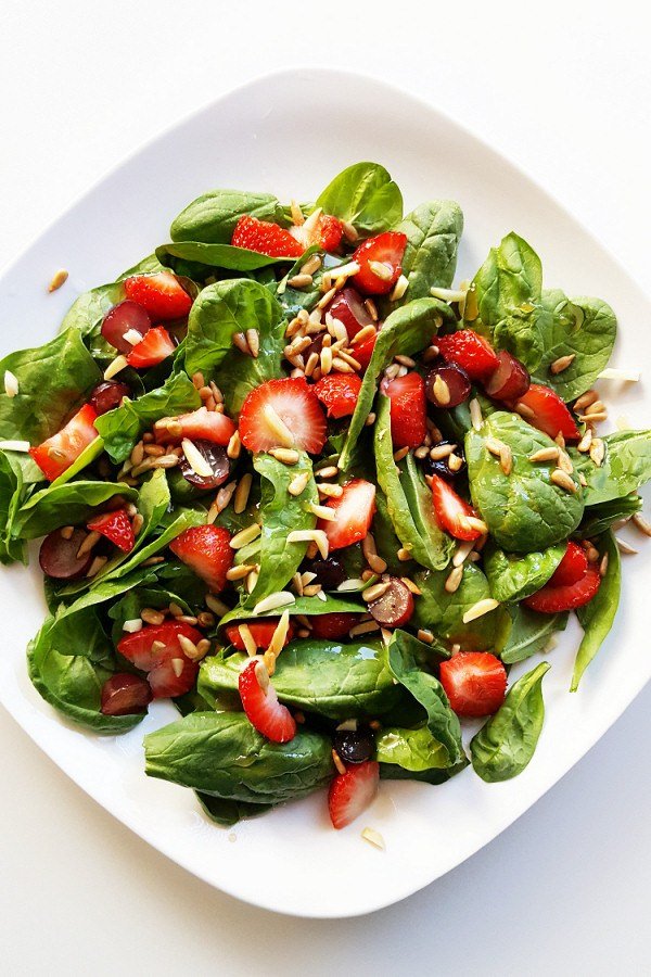 Strawberry Spinach Salad from Courtney's Cookbook