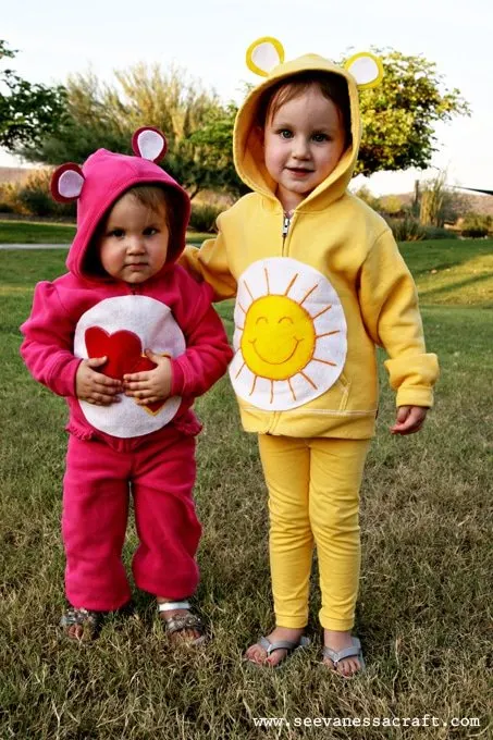 No Sew Care Bear Costumes from See Vanessa Craft - Quick and Easy DIY Halloween Costumes for Kids