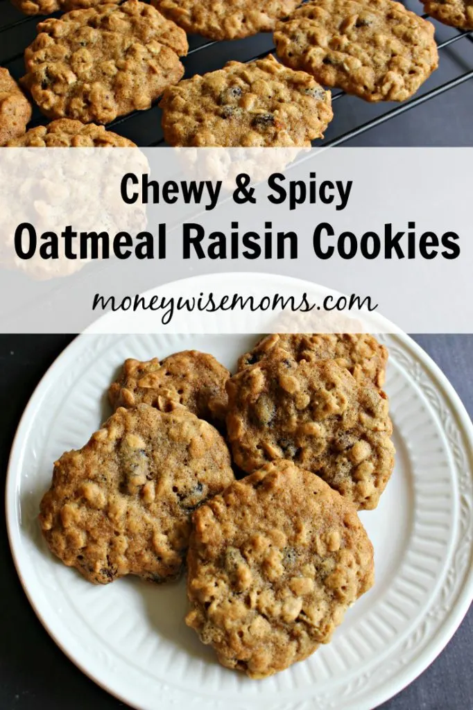 The most amazing chewy and spicy oatmeal cookies recipe