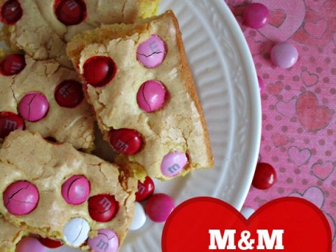 M&M Cake Mix Cookie Bars