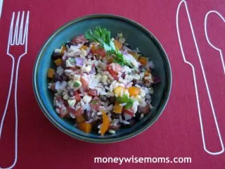 Rainbow Rice Salad