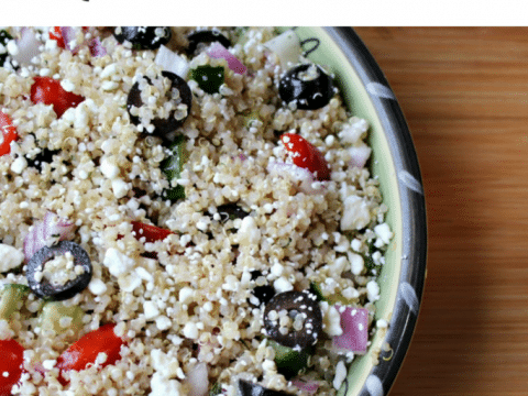 Vegetarian Greek Quinoa Salad