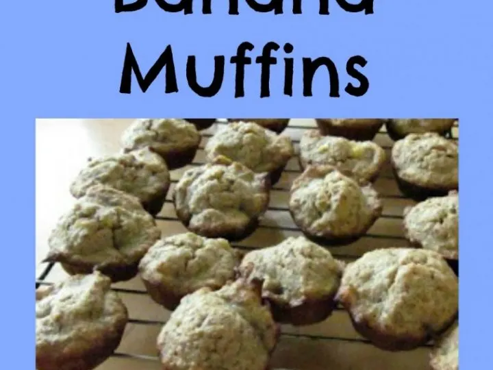 Whole Wheat Banana Muffins