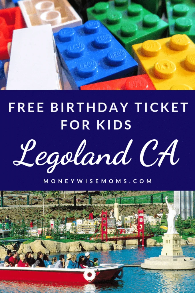 Free kids ticket to Legoland California