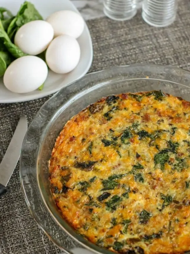 Spinach And Ham Crustless Quiche Story