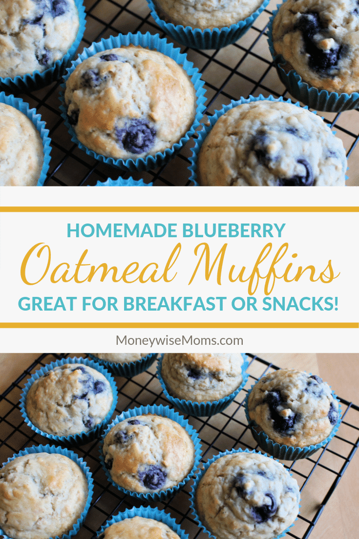 My blueberry oatmeal muffins are insanely good. They’re an easy blueberry muffin recipe that the whole family will love. You can make these easy muffins for snacking, breakfast, and more.