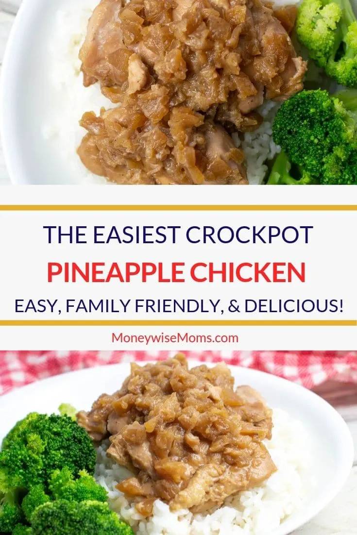 Easy dinner recipes are a great asset when you have busy kids or a tough work schedule. This easy Crockpot pineapple chicken is family friendly, simple to make, and preps well if you need to make it in advance. This is one slow cooker dinner recipe that you will want to have on hand year round!