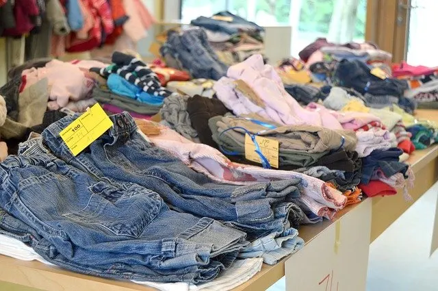 Buy kids clothes at consignment sales to save money on back to school clothes shopping